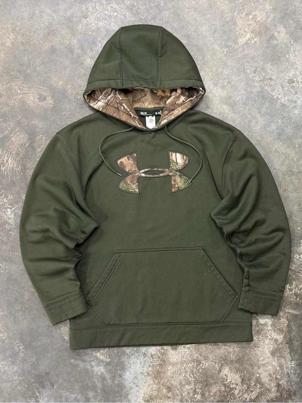 Under Armour Storm Caliber Realtree Camo Hoodie Men’s M